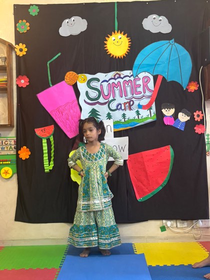 Summer Camp fashion show at SaptRishi PreSchool