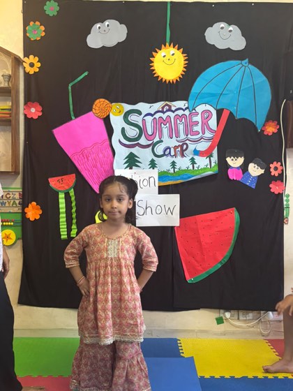 Summer Camp fashion show at SaptRishi PreSchool