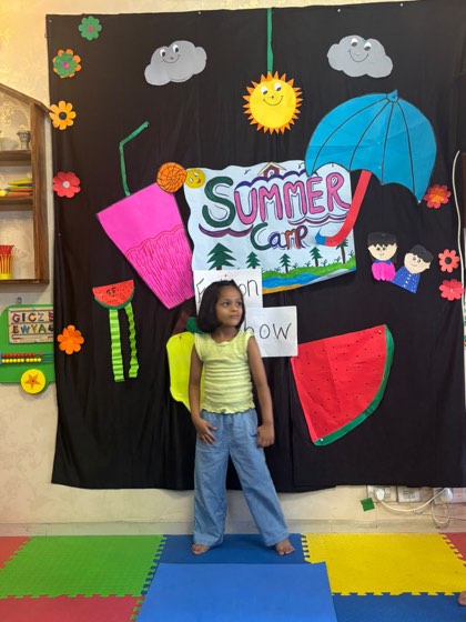 Summer Camp fashion show at SaptRishi PreSchool