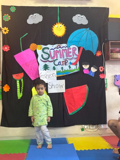 Summer Camp fashion show at SaptRishi PreSchool