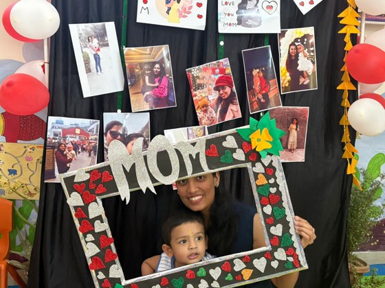 Mother's Day celebration at SaptRishi PreSchool