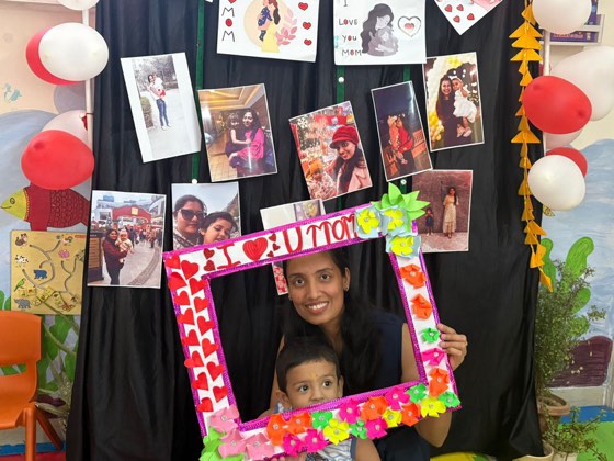 Mother's Day celebration at SaptRishi PreSchool