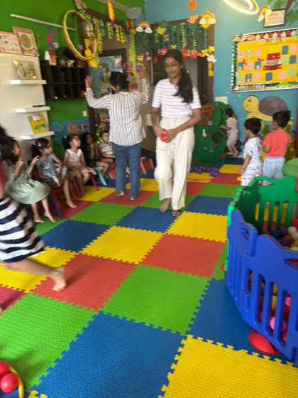 Inside a SaptRishi PreSchool campus