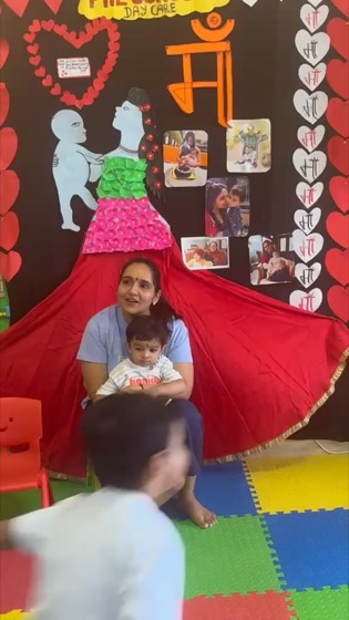 Mother's Day celebration video at SaptRishi PreSchool